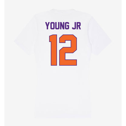 Clemson - NCAA Football : Shavar Young Jr - Women's V-Neck T-Shirt-1