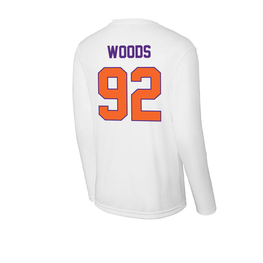 Clemson - NCAA Football : Davarrick Woods - Activewear Long Sleeve T-Shirt-1