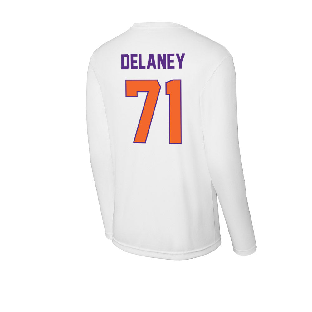 Clemson - NCAA Football : Leo Delaney - Activewear Long Sleeve T-Shirt-1