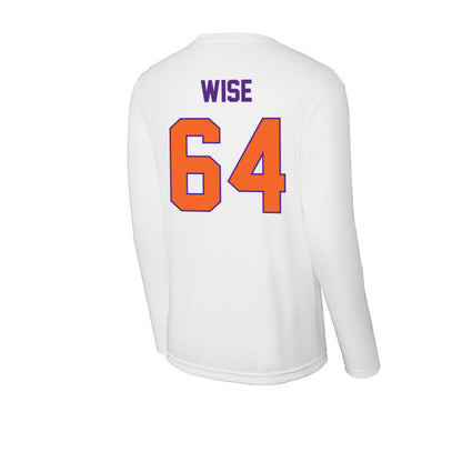 Clemson - NCAA Football : Grant Wise - Activewear Long Sleeve T-Shirt-1
