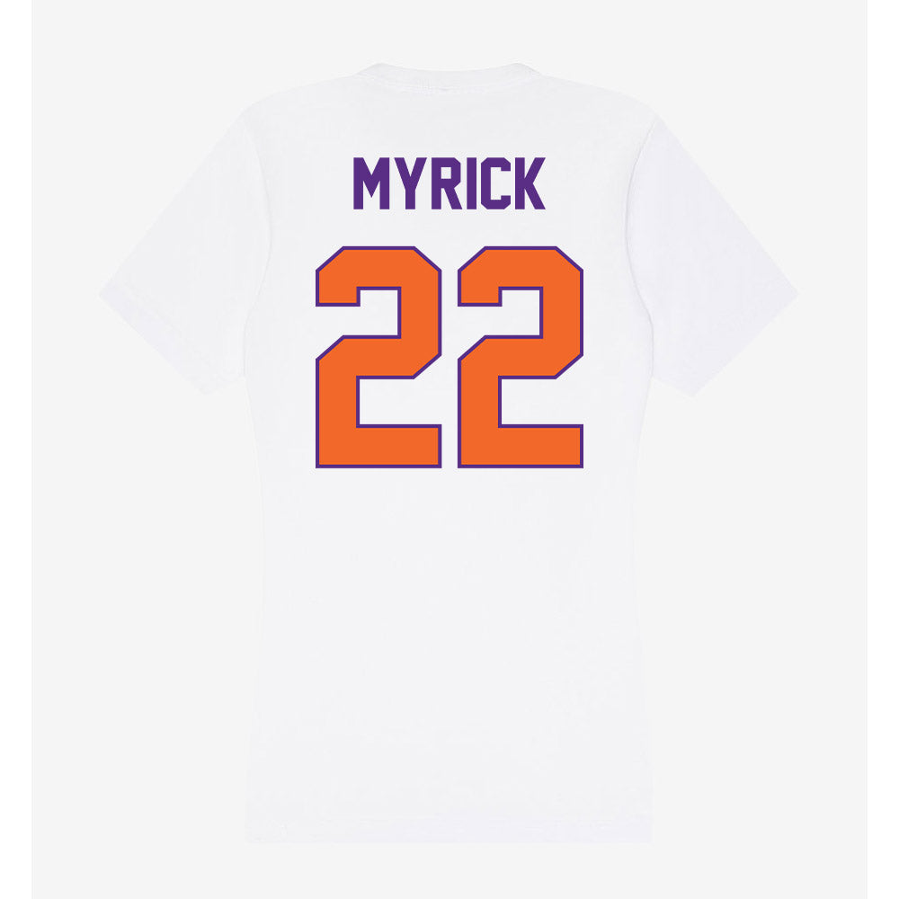 Clemson - NCAA Football : Corey Myrick - Women's V-Neck T-Shirt-1