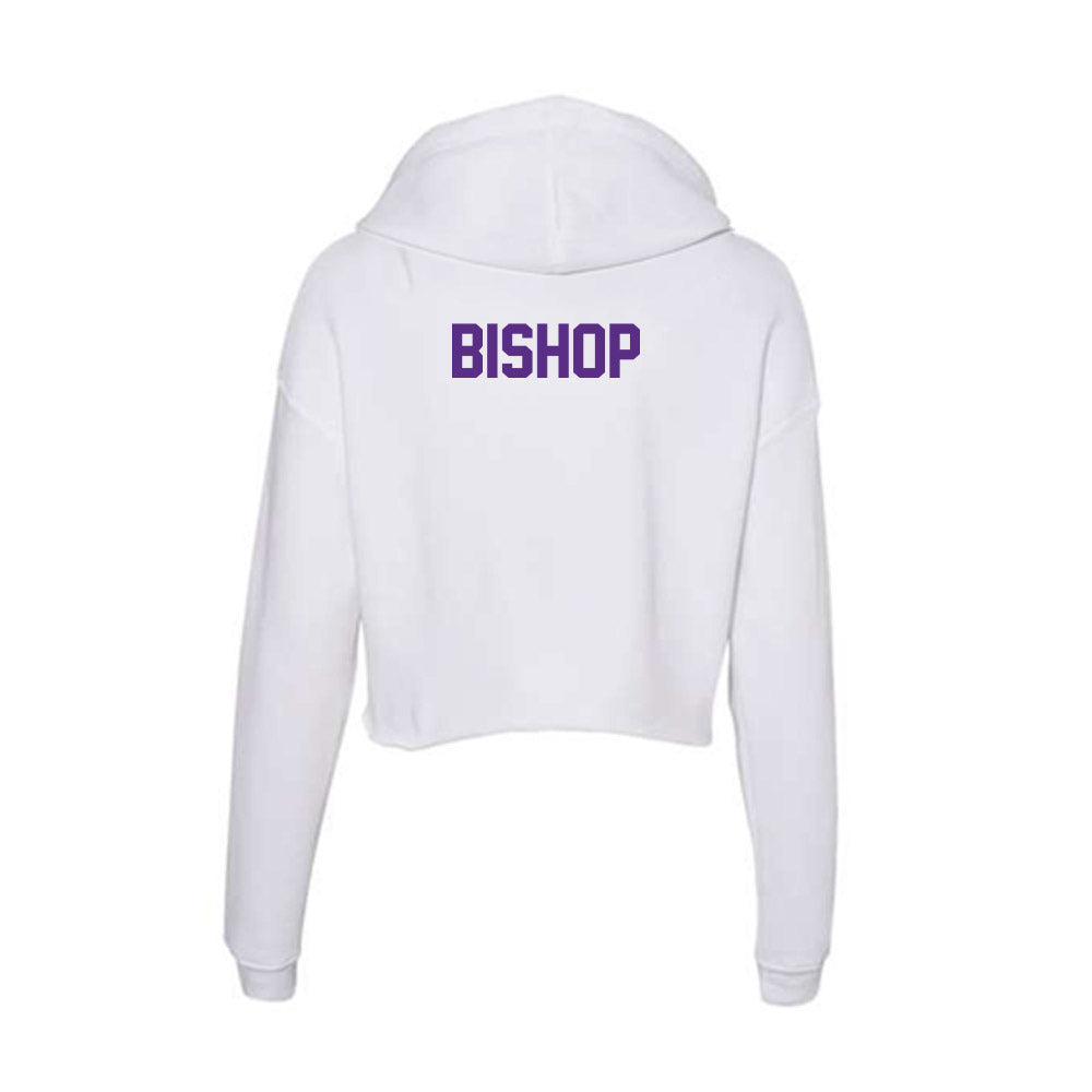Clemson - NCAA Men's Track & Field : Tafari Bishop - Women's Crop Fleece Hoodie-1