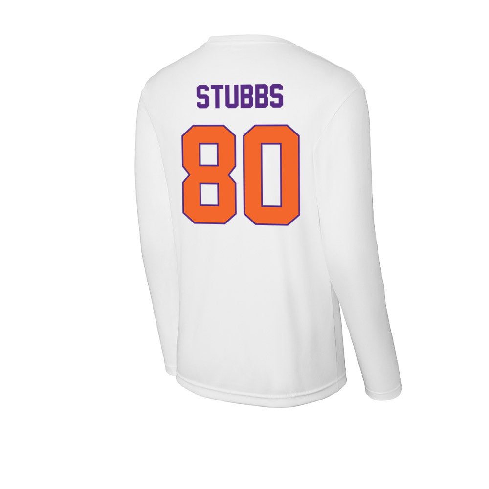 Clemson - NCAA Football : Luke Stubbs - Activewear Long Sleeve T-Shirt-1