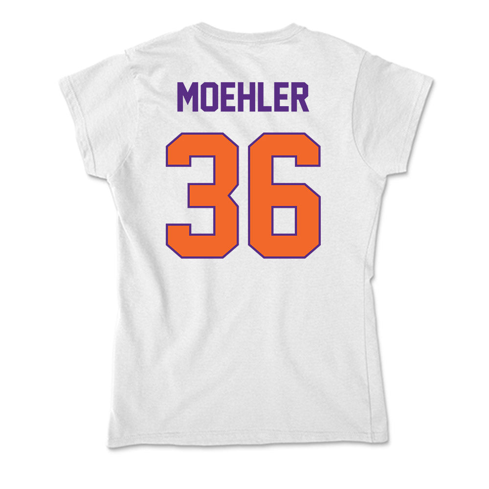 Clemson - NCAA Baseball : Dane Moehler - Soft Style Women’s T-Shirt-1