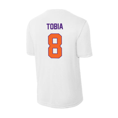 Clemson - NCAA Women's Soccer : Jenna Tobia - Activewear T-Shirt-1