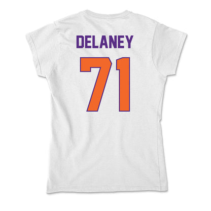 Clemson - NCAA Football : Leo Delaney - Soft Style Women’s T-Shirt-1