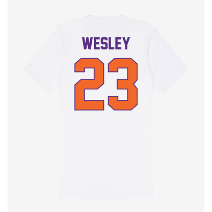 Clemson - NCAA Football : C.J. Wesley - Women's V-Neck T-Shirt-1
