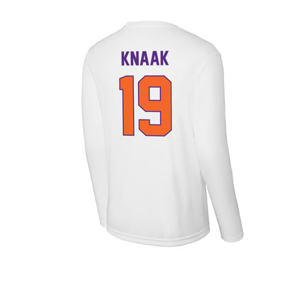Clemson - NCAA Baseball : Aidan Knaak - Activewear Long Sleeve T-Shirt-1