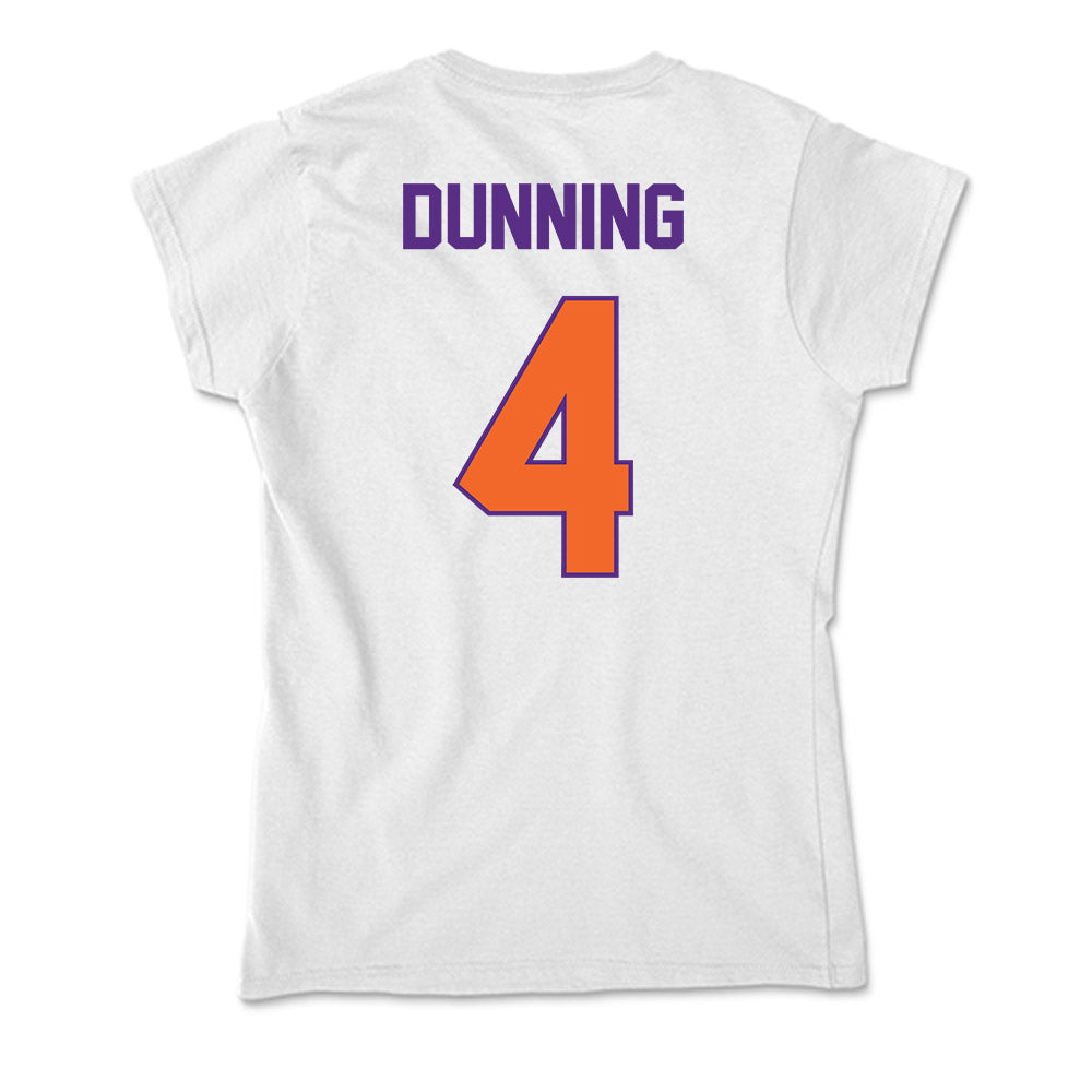 Clemson - NCAA Softball : Abby Dunning - Soft Style Women’s T-Shirt-1
