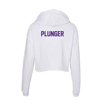 Clemson - NCAA Men's Tennis : Manuel Plunger - Women's Crop Fleece Hoodie-1