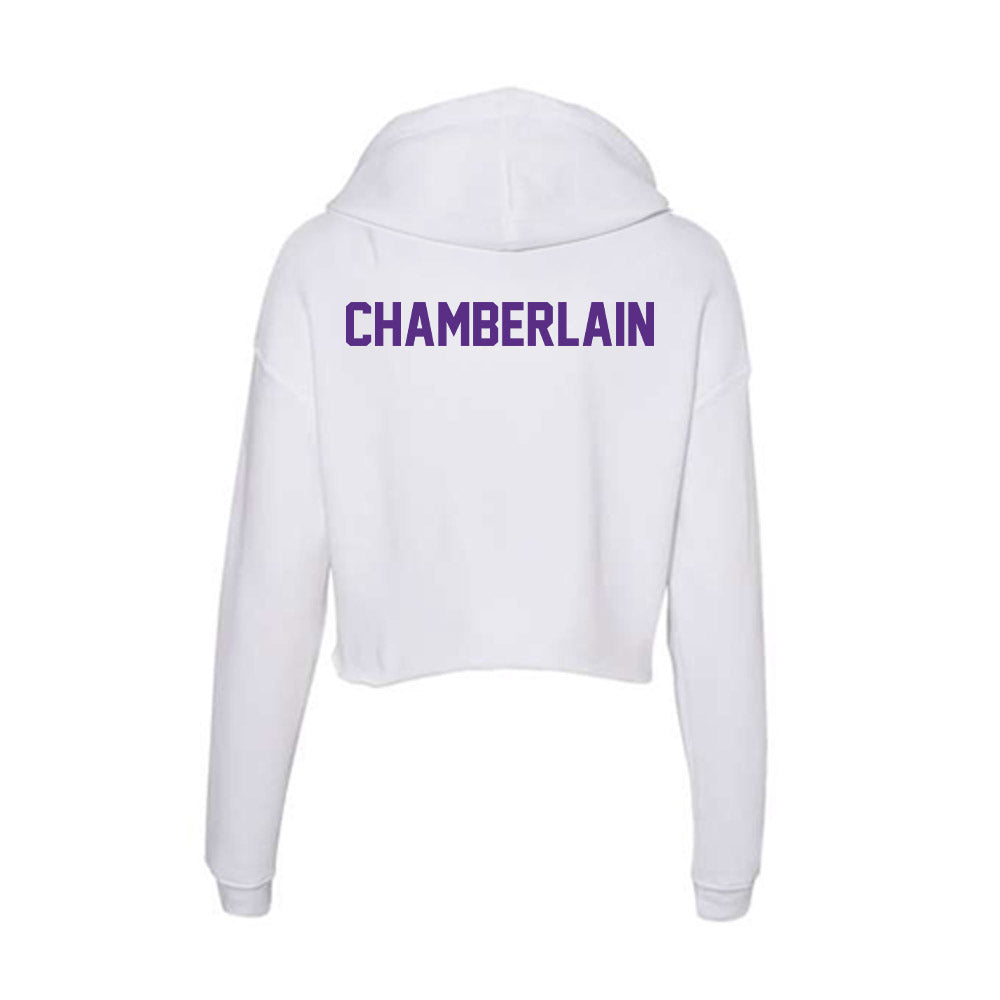 Clemson - NCAA Cheerleading : Jackson Chamberlain - Women's Crop Fleece Hoodie-1
