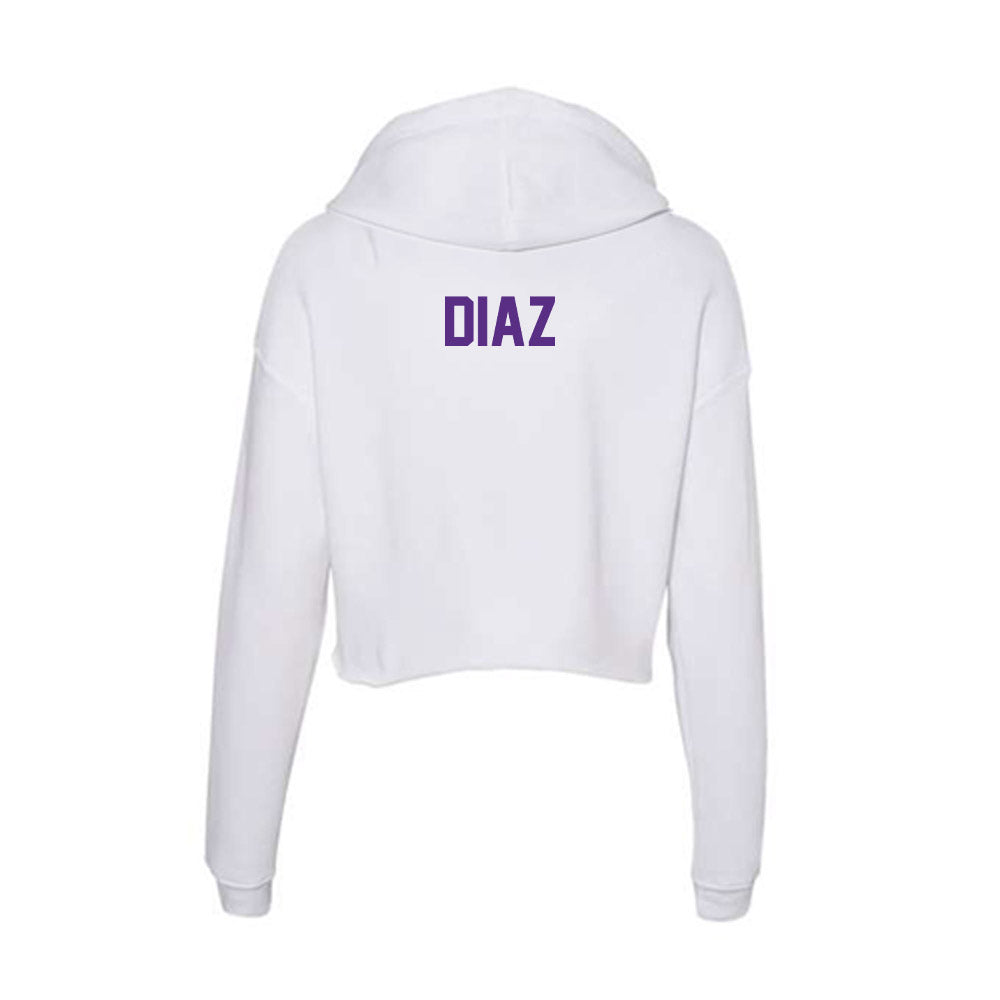 Clemson - NCAA Cheerleading : Tryniti Diaz - Women's Crop Fleece Hoodie-1
