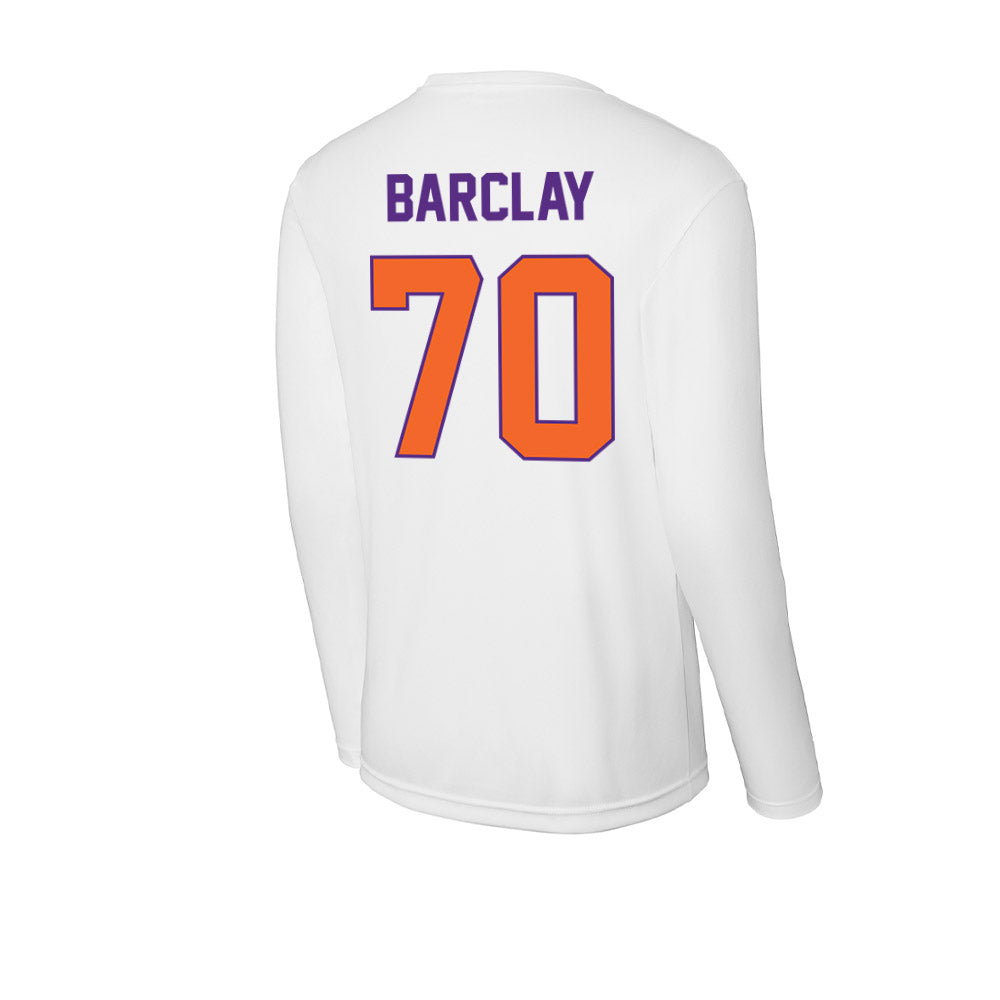 Clemson - NCAA Football : Chancellor Barclay - Activewear Long Sleeve T-Shirt-1