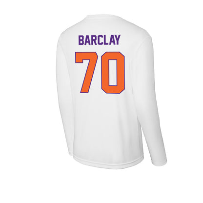 Clemson - NCAA Football : Chancellor Barclay - Activewear Long Sleeve T-Shirt-1