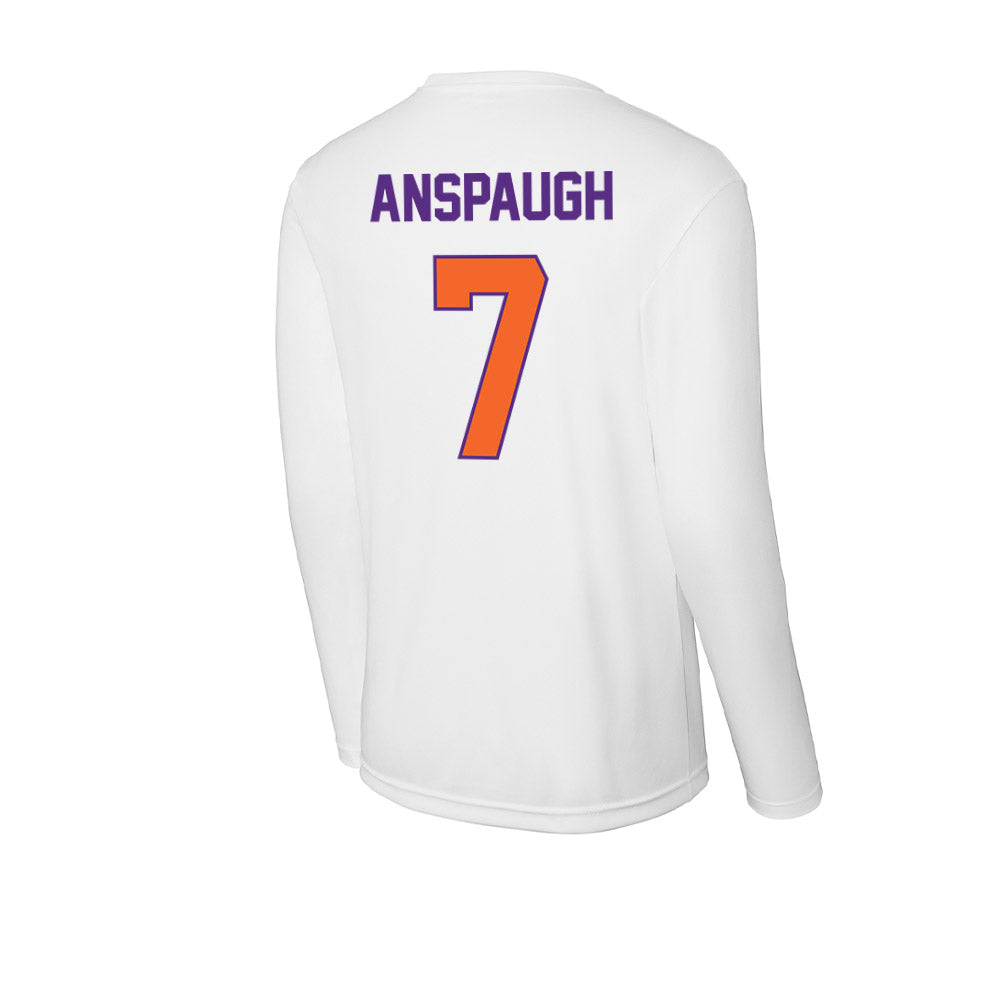 Clemson - NCAA Women's Volleyball : Madison Anspaugh - Activewear Long Sleeve T-Shirt-1