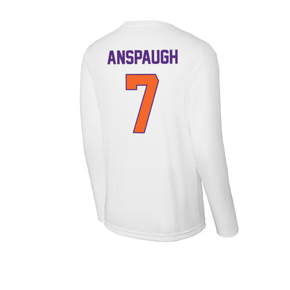 Clemson - NCAA Women's Volleyball : Madison Anspaugh - Activewear Long Sleeve T-Shirt-1