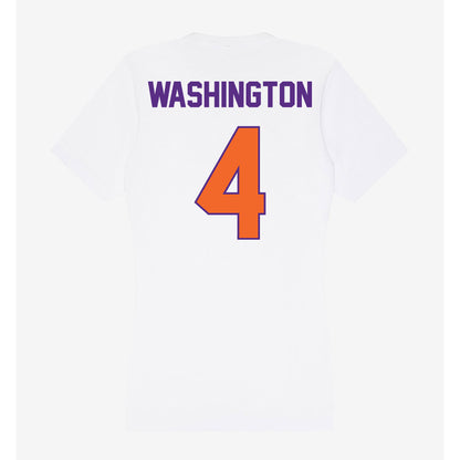 Clemson - NCAA Women's Volleyball : Brianna Washington - Women's V-Neck T-Shirt-1