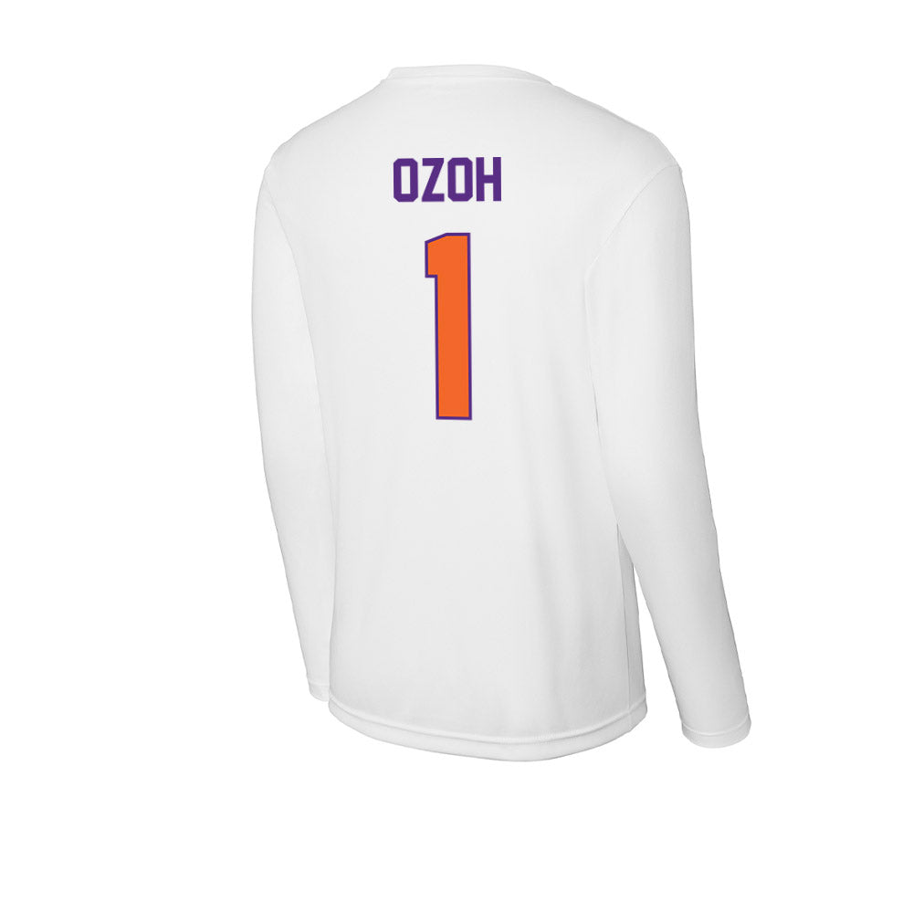 Clemson - NCAA Women's Volleyball : Ihuoma Ozoh - Activewear Long Sleeve T-Shirt-1
