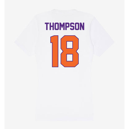 Clemson - NCAA Women's Soccer : Reagan Thompson - Women's V-Neck T-Shirt-1