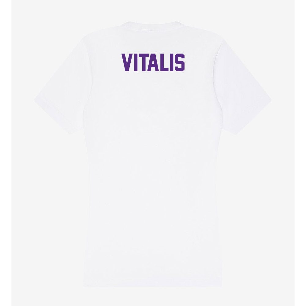 Clemson - NCAA Men's Track & Field : Khailan Vitalis - Women's V-Neck T-Shirt-1