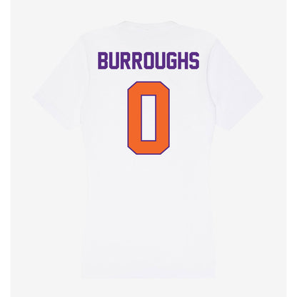 Clemson - NCAA Football : Naeem Burroughs - Women's V-Neck T-Shirt-1