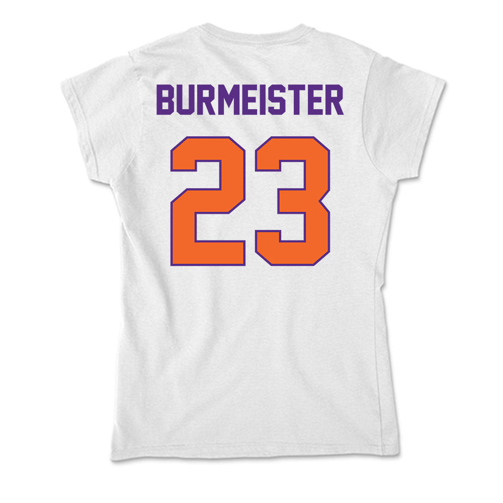 Clemson - NCAA Softball : Sophia Burmeister - Soft Style Women’s T-Shirt-1