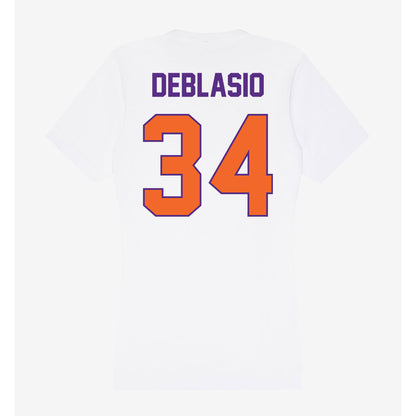 Clemson - NCAA Women's Lacrosse : Jordan DeBlasio - Women's V-Neck T-Shirt-1