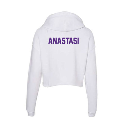 Clemson - NCAA Women's Gymnastics : Paige Anastasi - Women's Crop Fleece Hoodie-1