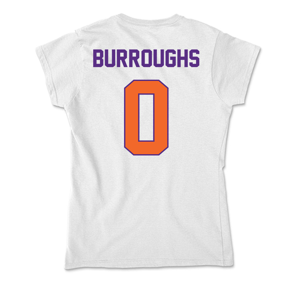Clemson - NCAA Football : Naeem Burroughs - Soft Style Women’s T-Shirt-1