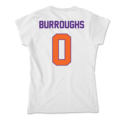 Clemson - NCAA Football : Naeem Burroughs - Soft Style Women’s T-Shirt-1
