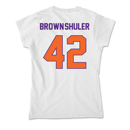 Clemson - NCAA Football : Hevin Brown-Shuler - Soft Style Women’s T-Shirt-1