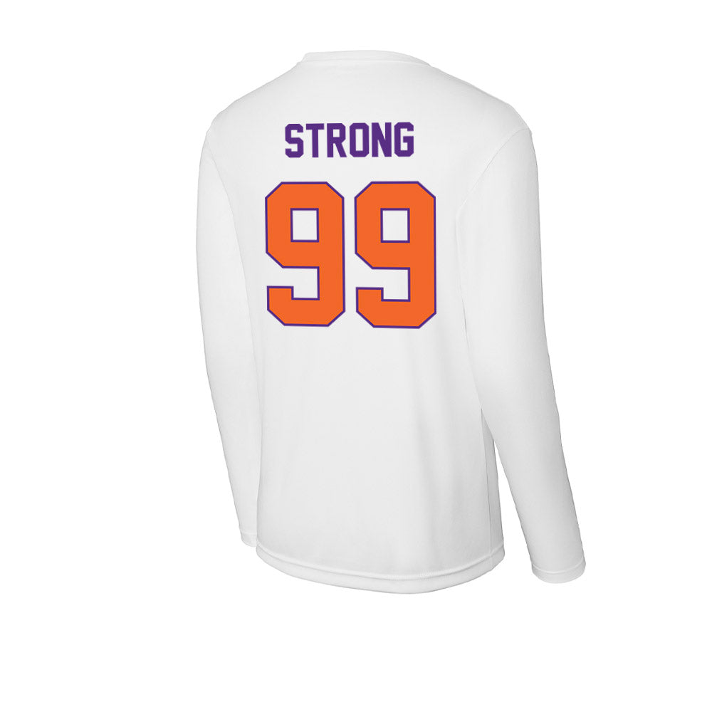 Clemson - NCAA Football : Markus Strong - Activewear Long Sleeve T-Shirt-1