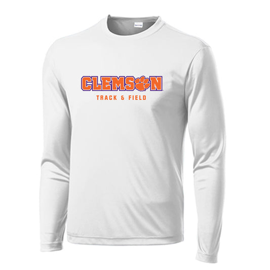 Clemson - NCAA Men's Track & Field : Leupold Wang - Activewear Long Sleeve T-Shirt