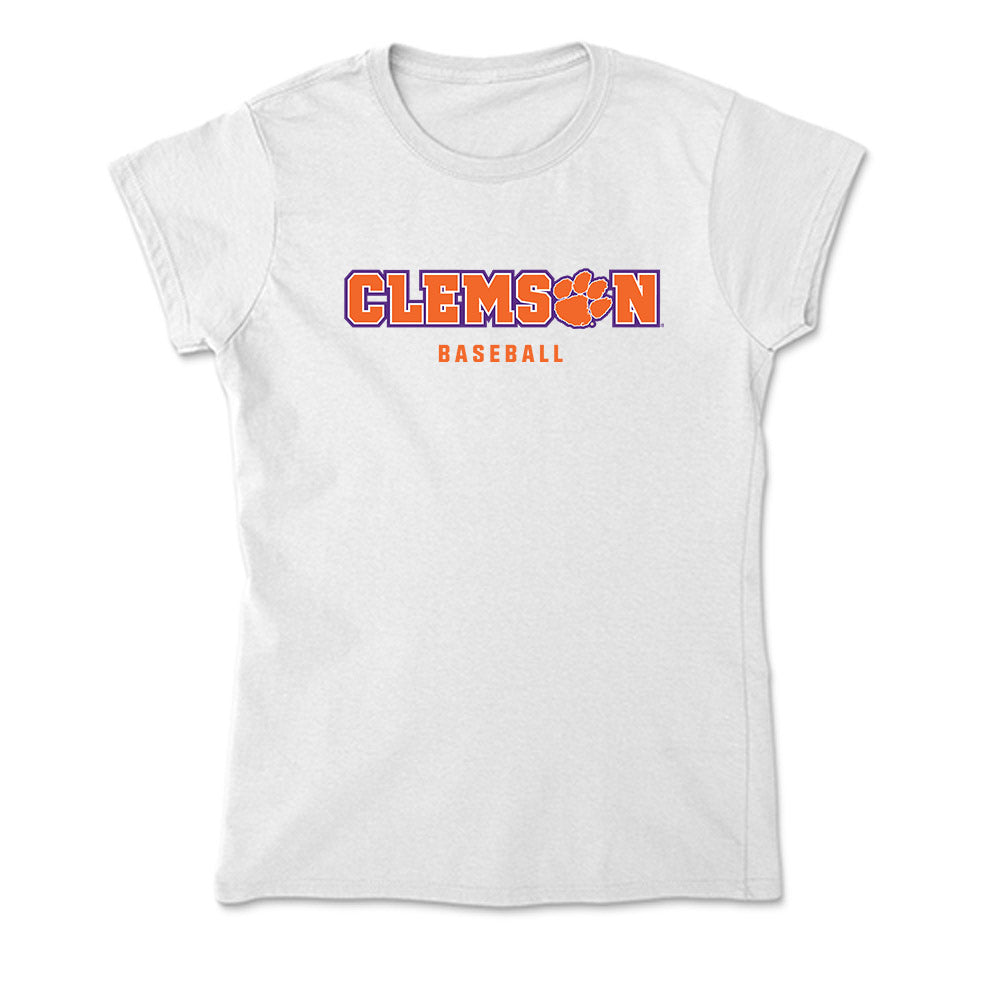 Clemson - NCAA Baseball : Drew Titsworth - Soft Style Women’s T-Shirt-0