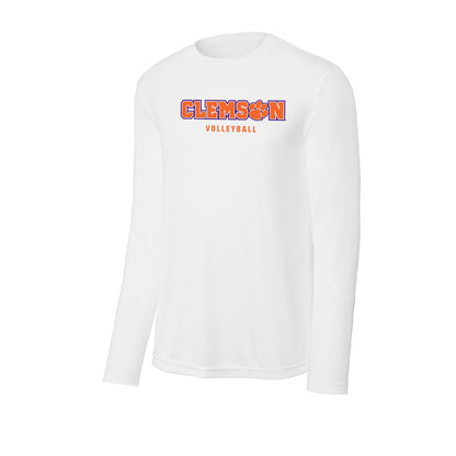 Clemson - NCAA Women's Volleyball : Katherine Sandt - Activewear Long Sleeve T-Shirt-0