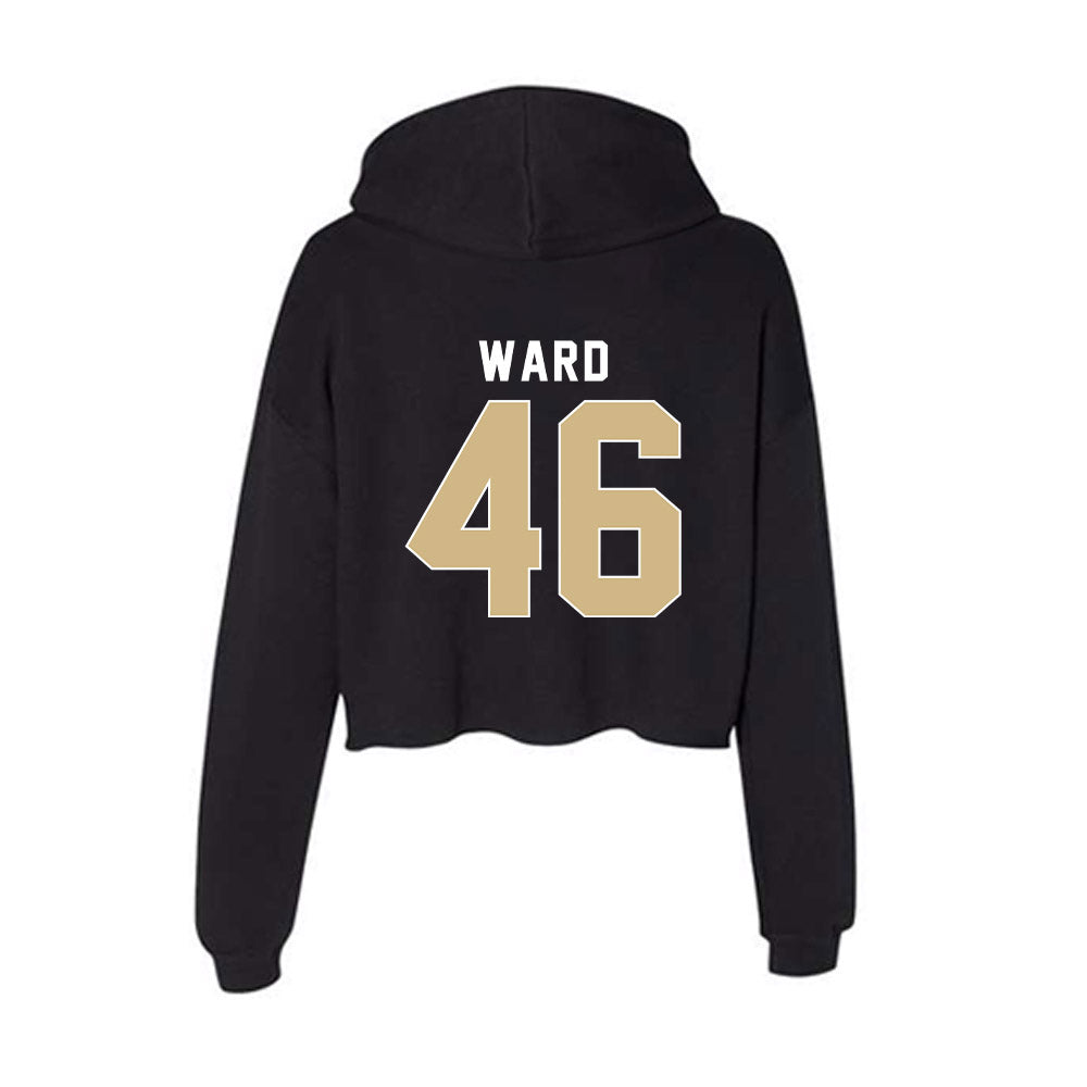 FSU - NCAA Women's Lacrosse : Julia Ward - Women's Crop Fleece Hoodie-1