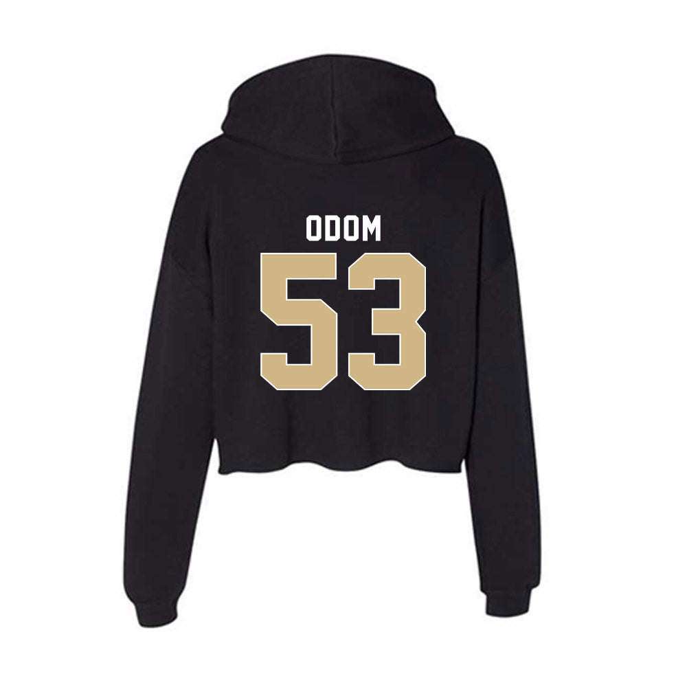 FSU - NCAA Baseball : Cam Odom - Women's Crop Fleece Hoodie-1