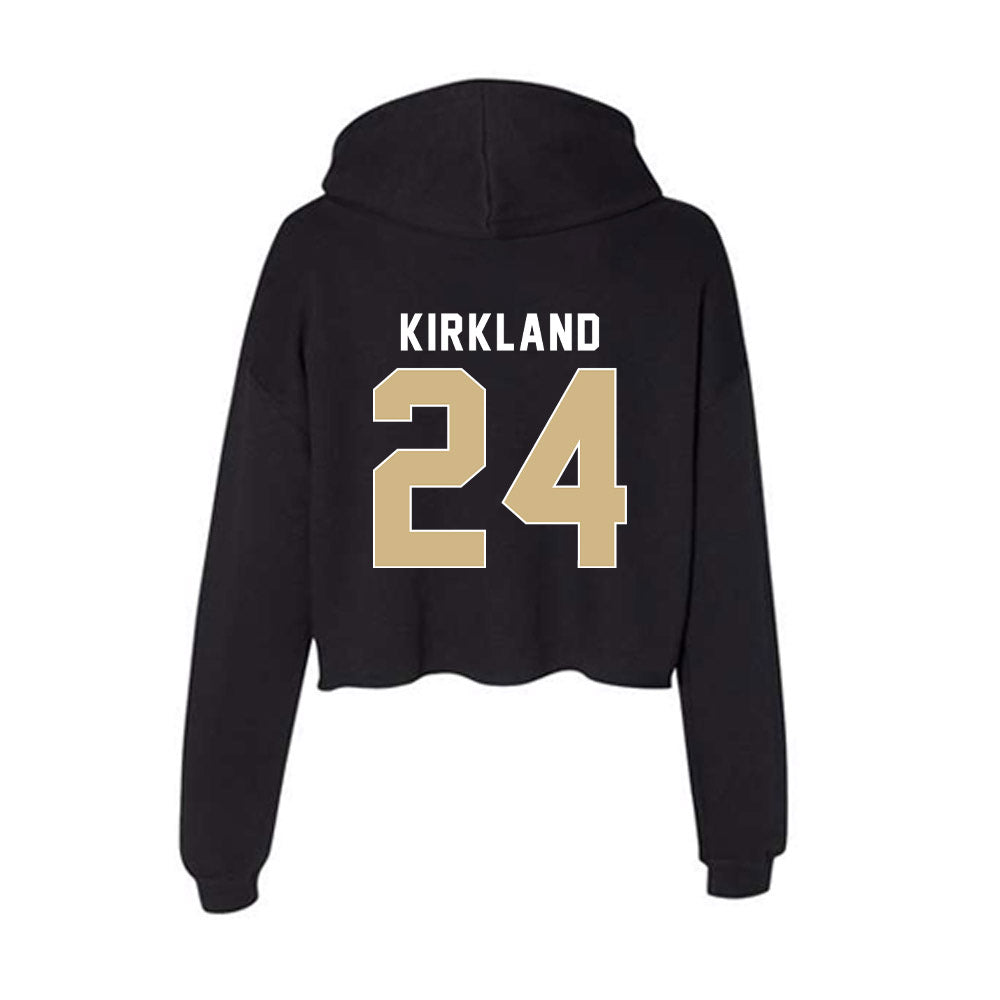 FSU - NCAA Football : K.J. Kirkland - Women's Crop Fleece Hoodie-1