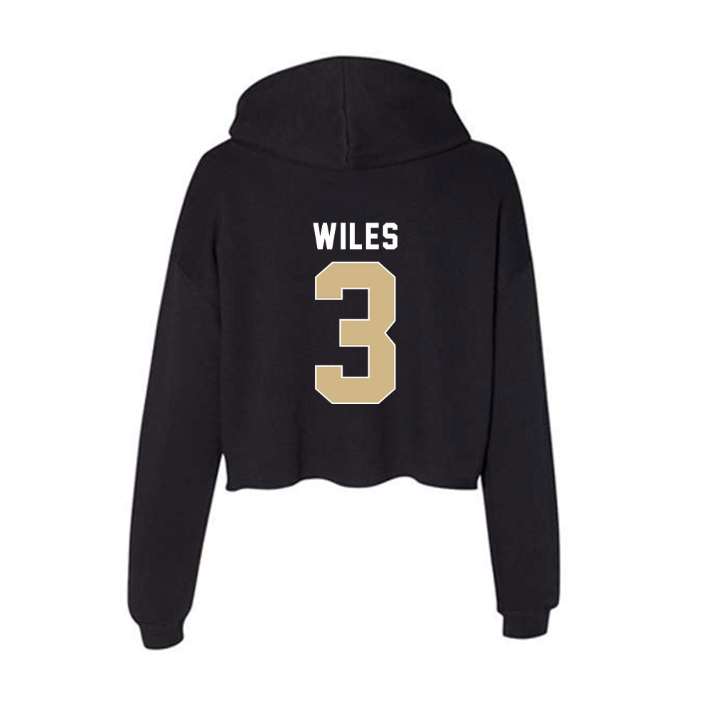 FSU - NCAA Women's Lacrosse : Brogan Wiles - Women's Crop Fleece Hoodie-1