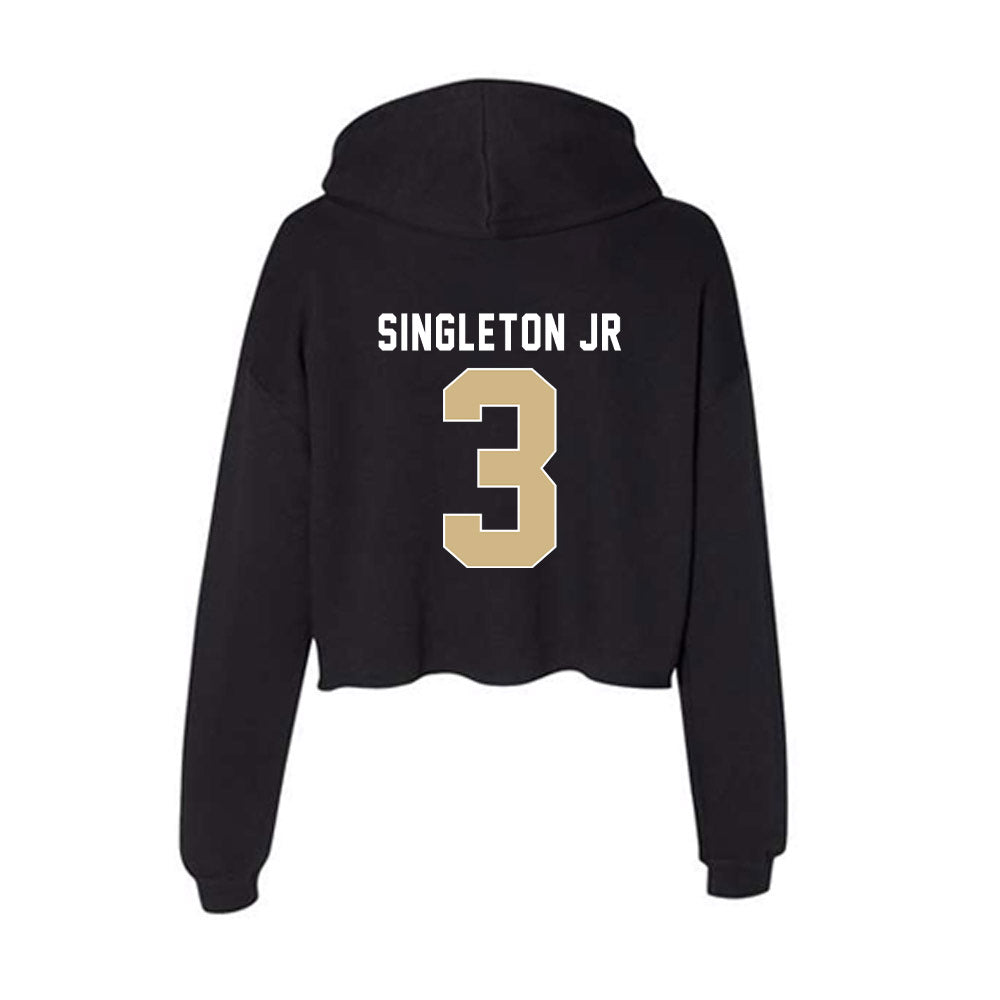 FSU - NCAA Football : Samuel Singleton Jr - Women's Crop Fleece Hoodie-1