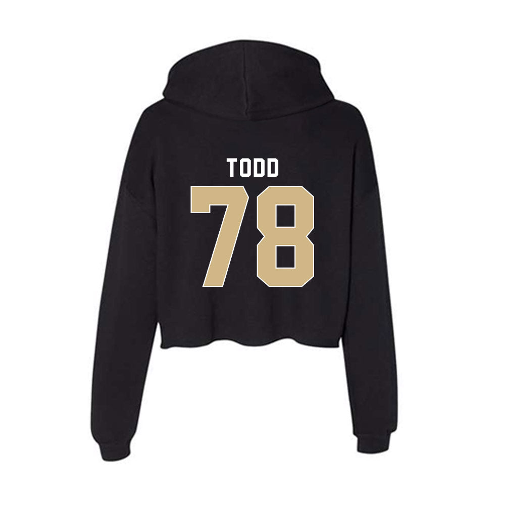 FSU - NCAA Football : Jayden Todd - Women's Crop Fleece Hoodie-1