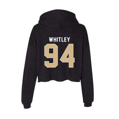 FSU - NCAA Football : Franklin Whitley - Women's Crop Fleece Hoodie-1