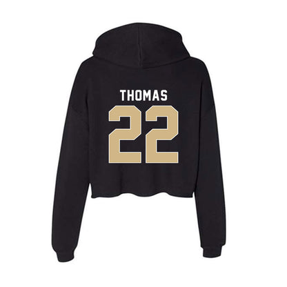FSU - NCAA Football : Zae Thomas - Women's Crop Fleece Hoodie-1