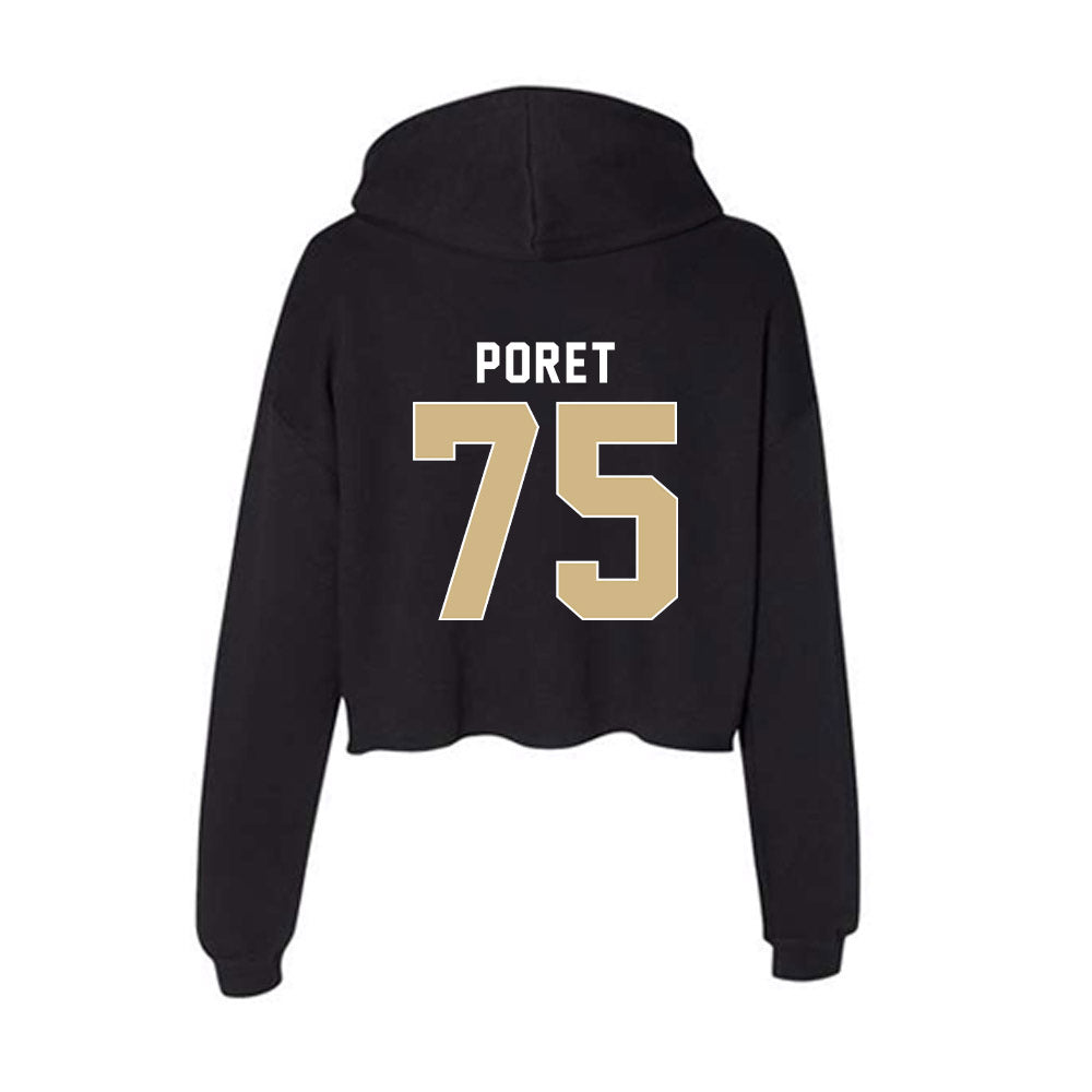 FSU - NCAA Football : Sean Poret - Women's Crop Fleece Hoodie-1