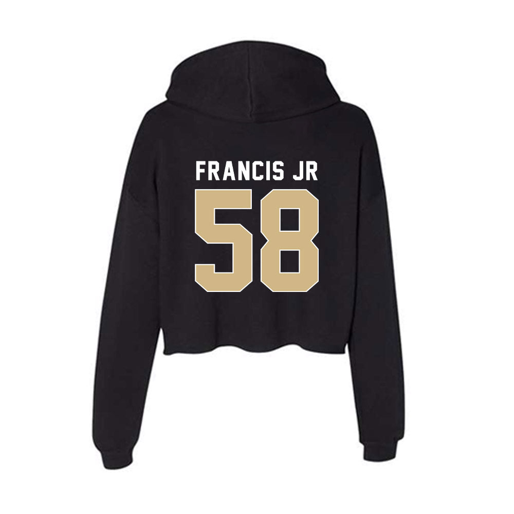 FSU - NCAA Football : Luke Francis Jr. - Women's Crop Fleece Hoodie-1
