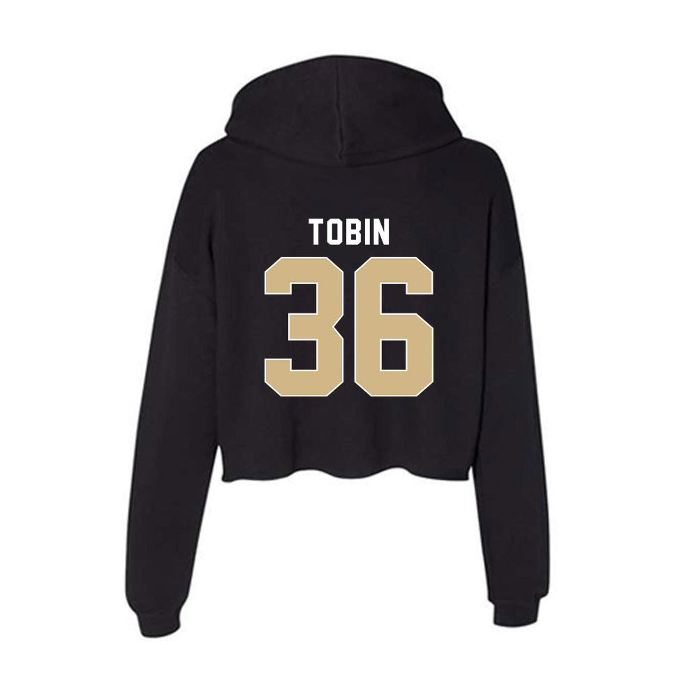FSU - NCAA Women's Lacrosse : Catrina Tobin - Women's Crop Fleece Hoodie-1