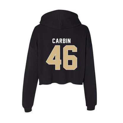 FSU - NCAA Football : Chris Carbin - Women's Crop Fleece Hoodie-1