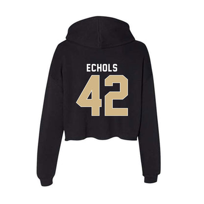 FSU - NCAA Baseball : Jake Echols - Women's Crop Fleece Hoodie-1