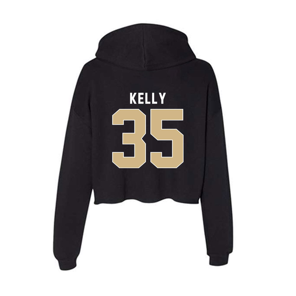 FSU - NCAA Women's Lacrosse : Caroline Kelly - Women's Crop Fleece Hoodie-1