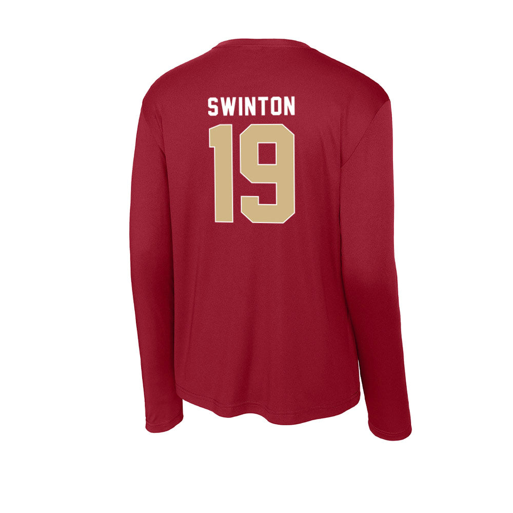 FSU - NCAA Men's Basketball : AJ Swinton - Activewear Long Sleeve T-Shirt-1
